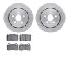 6302-42026 Brake Rotors with 3000-Series Ceramic Brake Pads Kit, 2006-2010 Mopar, Position: Rear - image 1