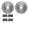 6302-45019 Brake Rotors with 3000-Series Ceramic Brake Pads Kit, 2013-2019 GM, Position: Front - image 1