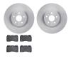 6302-45020 Brake Rotors with 3000-Series Ceramic Brake Pads Kit, 2009-2013 GM, Position: Front - image 1
