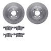 6302-45034 Brake Rotors with 3000-Series Ceramic Brake Pads Kit, 2016-2018 GM, Position: Rear - image 1