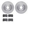 6302-46001 Brake Rotors with 3000-Series Ceramic Brake Pads Kit, 2018-2020 GM, Position: Front - image 1