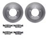 6302-47026 Brake Rotors with 3000-Series Ceramic Brake Pads Kit, 1986-1994 Suzuki, Position: Front - image 1