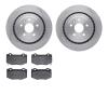 6302-47069 Brake Rotors with 3000-Series Ceramic Brake Pads Kit, Fits Select GM, Position: Rear - image 1
