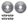 6302-47070 Brake Rotors with 3000-Series Ceramic Brake Pads Kit, 2014-2016 GM, Position: Rear - image 1