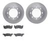 6302-48001 Brake Rotors with 3000-Series Ceramic Brake Pads Kit, 1971-1988 Multiple Makes/Models, Position: Front - image 1