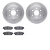 6302-48063 Brake Rotors with 3000-Series Ceramic Brake Pads Kit, 2014-2020 GM, Position: Rear - image 1