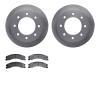 6302-48069 Brake Rotors with 3000-Series Ceramic Brake Pads Kit, 2011-2019 GM, Position: Rear - image 1