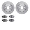 6302-48074 Brake Rotors with 3000-Series Ceramic Brake Pads Kit, 2017-2020 GM, Position: Rear - image 1