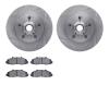 6302-54111 Brake Rotors with 3000-Series Ceramic Brake Pads Kit, 1997-1999 Ford/Lincoln/Mercury/Mazda, Position: Front - image 1