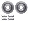 6302-54147 Brake Rotors with 3000-Series Ceramic Brake Pads Kit, 2010-2011 Ford/Lincoln/Mercury/Mazda, Position: Rear - image 1