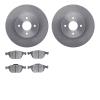 6302-54152 Brake Rotors with 3000-Series Ceramic Brake Pads Kit, 2002-2004 Ford/Lincoln/Mercury/Mazda, Position: Front - image 1