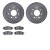 6302-54159 Brake Rotors with 3000-Series Ceramic Brake Pads Kit, 2004-2008 Ford/Lincoln/Mercury/Mazda, Position: Front - image 1