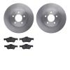6302-54171 Brake Rotors with 3000-Series Ceramic Brake Pads Kit, 2008-2012 Ford/Lincoln/Mercury/Mazda, Position: Front - image 1