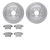 6302-54178 Brake Rotors with 3000-Series Ceramic Brake Pads Kit, 2005-2009 Ford/Lincoln/Mercury/Mazda, Position: Rear - image 1