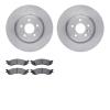 6302-54184 Brake Rotors with 3000-Series Ceramic Brake Pads Kit, 2011-2012 Ford/Lincoln/Mercury/Mazda, Position: Front - image 1