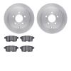 6302-54191 Brake Rotors with 3000-Series Ceramic Brake Pads Kit, 2007-2010 Ford/Lincoln/Mercury/Mazda, Position: Rear - image 1