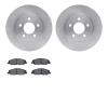 6302-54199 Brake Rotors with 3000-Series Ceramic Brake Pads Kit, 2005-2010 Ford/Lincoln/Mercury/Mazda, Position: Front - image 1