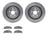 6302-54213 Brake Rotors with 3000-Series Ceramic Brake Pads Kit, 2013-2019 Ford/Lincoln/Mercury/Mazda, Position: Front - image 1