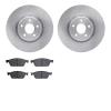 6302-54226 Brake Rotors with 3000-Series Ceramic Brake Pads Kit, 2013-2019 Ford/Lincoln/Mercury/Mazda, Position: Front - image 1