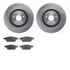 6302-54227 Brake Rotors with 3000-Series Ceramic Brake Pads Kit, 2014-2019 Ford/Lincoln/Mercury/Mazda, Position: Front - image 1