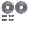 6302-55006 Brake Rotors with 3000-Series Ceramic Brake Pads Kit, 2003-2005 Ford/Lincoln/Mercury/Mazda, Position: Rear - image 1