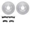 6302-56006 Brake Rotors with 3000-Series Ceramic Brake Pads Kit, 1991-1994 Ford/Lincoln/Mercury/Mazda, Position: Front - image 1