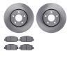 6302-58026 Brake Rotors with 3000-Series Ceramic Brake Pads Kit, 2014-2020 Acura/Honda, Position: Front - image 1