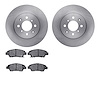 6302-59002 Brake Rotors with 3000-Series Ceramic Brake Pads Kit, 2014-2020 Acura/Honda, Position: Front - image 1