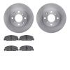 6302-59013 Brake Rotors with 3000-Series Ceramic Brake Pads Kit, 1990-2000 Acura/Honda, Position: Front - image 1
