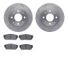 6302-59014 Brake Rotors with 3000-Series Ceramic Brake Pads Kit, 1983-1983 Acura/Honda, Position: Front - image 1