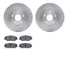 6302-59067 Brake Rotors with 3000-Series Ceramic Brake Pads Kit, 2005-2015 Acura/Honda, Position: Front - image 1
