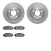 6302-59084 Brake Rotors with 3000-Series Ceramic Brake Pads Kit, 2005-2010 Acura/Honda, Position: Front - image 1