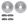 6302-59085 Brake Rotors with 3000-Series Ceramic Brake Pads Kit, 2007-2016 Acura/Honda, Position: Front - image 1