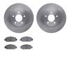 6302-59106 Brake Rotors with 3000-Series Ceramic Brake Pads Kit, 2016-2017 Acura/Honda, Position: Front - image 1
