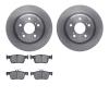 6302-59108 Brake Rotors with 3000-Series Ceramic Brake Pads Kit, 2017-2021 Acura/Honda, Position: Rear - image 1