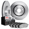 6302-59111 Brake Rotors with 3000-Series Ceramic Brake Pads Kit, Fits Select Acura/Honda, Position: Front - image 1