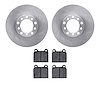 6302-63005 Brake Rotors with 3000-Series Ceramic Brake Pads Kit, 1968-1976 Mercedes-Benz, Position: Front - image 1