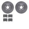 6302-63012 Brake Rotors with 3000-Series Ceramic Brake Pads Kit, 1996-1997 Mercedes-Benz, Position: Front - image 1
