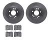 6302-63046 Brake Rotors with 3000-Series Ceramic Brake Pads Kit, 1990-1995 Mercedes-Benz, Position: Front - image 1