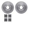6302-63055 Brake Rotors with 3000-Series Ceramic Brake Pads Kit, 1994-2000 Mercedes-Benz, Position: Rear - image 1
