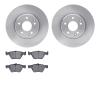 6302-63068 Brake Rotors with 3000-Series Ceramic Brake Pads Kit, 1996-2008 Multiple Makes/Models, Position: Front - image 1
