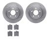 6302-63098 Brake Rotors with 3000-Series Ceramic Brake Pads Kit, 1996-2011 Mercedes-Benz, Position: Rear - image 1
