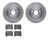 6302-63124 Brake Rotors with 3000-Series Ceramic Brake Pads Kit, 2006-2007 Mercedes-Benz, Position: Front - image 1