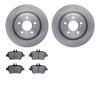 6302-63181 Brake Rotors with 3000-Series Ceramic Brake Pads Kit, 2014-2019 Mercedes-Benz, Position: Rear - image 1