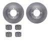6302-67006 Brake Rotors with 3000-Series Ceramic Brake Pads Kit, 1977-1980 Infiniti/Nissan, Position: Front - image 1