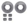 6302-67010 Brake Rotors with 3000-Series Ceramic Brake Pads Kit, 1980-1982 Infiniti/Nissan, Position: Front - image 1