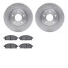 6302-67079 Brake Rotors with 3000-Series Ceramic Brake Pads Kit, 2004-2017 Infiniti/Nissan, Position: Front - image 1