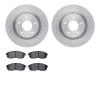 6302-67086 Brake Rotors with 3000-Series Ceramic Brake Pads Kit, 2011-2019 Infiniti/Nissan, Position: Front - image 1
