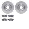 6302-67091 Brake Rotors with 3000-Series Ceramic Brake Pads Kit, 2005-2020 Infiniti/Nissan, Position: Front - image 1