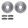 6302-67113 Brake Rotors with 3000-Series Ceramic Brake Pads Kit, 2005-2007 Infiniti/Nissan, Position: Front - image 1